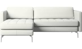 Whether you are wanting to take a nap or you just like to be sprawled out, there is nothing more comfortable than a leather sectional with a chaise lounge. Modern White Leather Designer Chaise Longue Sofas Boconcept