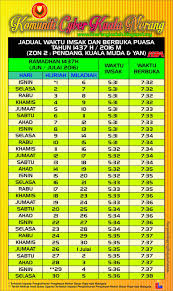 Jadwal waktu sholat liwa, lampung. Waktu Solat Kulim 2019