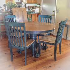 Shabby Chic Dining Set Pedestal Table Chairs With Matching Extension Leaf Shabby Chic Dining Tables Shabby Chic Kitchen Table Shabby Chic Dining