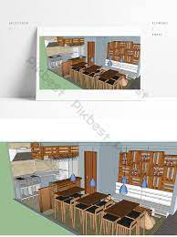 Funded primarily by individual donations, the central park conservancy cares for the entire park, tending to all the details of its maintenance and restoration. Small Restaurant Back Kitchen Layout Decors 3d Models Skp Free Download Pikbest