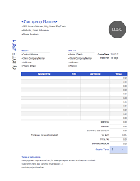 Printable work order template pdf. Quote Templates Free Easy Download Invoice Simple