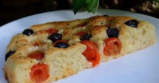 Recette De Foccacia Pugliese Tomates Olives Recette Foccacia Recette Recette Alimentation