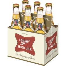 Miller high life is the classic american beer for anything, . Miller High Life Lager Beer 6 Pack 12 Fl Oz Bottles 4 6 Abv Lagers Wade S Piggly Wiggly