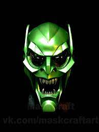 Green goblin mask green goblin spiderman stan lee spiderman spider man trilogy the sinister six the amazing spiderman 2 goblin art deadpool wallpaper willem dafoe. Green Goblin Helmet Inspired Spider Man Universe Marvel Comics Etsy Green Goblin Green Goblin Mask Goblin