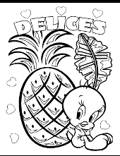 Coloring pages on tweety show the bird in different moods and backgrounds. Tweety Coloring Pages For Children Topcoloringpages Net