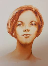 As I'm getting a lot of paintings to store now, a while ago I decided to  make an art journal. It's a long process as I haven't had a lot of time