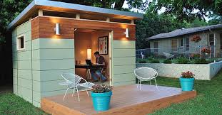 Having a custom home office like this is great. Introducing Shedquarters The Hot New Trend Home Based Business Owners Are Drooling Over
