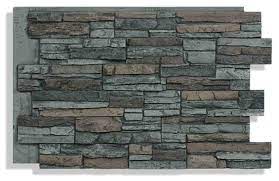 Faux stone panels are made of lightweight foam. 24 X36 Faux Stone Wall Paneling Antico Stacked Stone Graphite Gray Traditional Siding And Stone Veneer By Antico Elements Houzz
