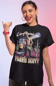 Travis Scott T Shirt La Flame Vintage Rap Tee Shirt Etsy