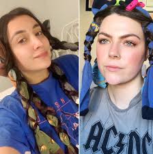 How to braid hair step by step with pictures to get a waterfall fishtail braid. How To Do The Viral Sock Curling Hack From Tiktok Editor Reviews Allure