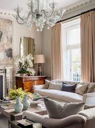 Beautiful Side Board And Large Format Art Low Sofa And Luxurious Drapery Www Dksahome Com Elegant Living Room Living Room Designs Classic Living Room