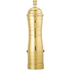 Mjs acorn salt and pepper shaker set. Athena Series Brass Pepper Mill Alexander 303 8 3 Brasspeppermill