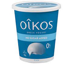 Plain 0 Greek Yogurt Oikos Canada