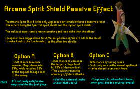 Check spelling or type a new query. Suggestions For An Arcane Spirit Shield Passive Effect 2007scape