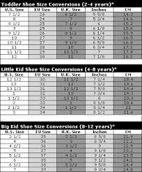 international size chart for children image only helpful