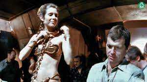 Instead, it's a single costume: Slave Leia Behind The Scenes Star Wars Return Of The Jedi Youtube