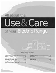 The best electric ranges for your kitchen. Electrolux Electric Range Use Care Manual Pdf Download Manualslib