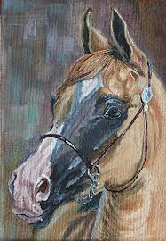 Arabian Star Horse Painting Horse Artwork Animal Paintings