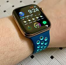 Midnight Turquoise Aurora Green Nike Sport Band Apple Watch Bands Watch Bands Gold Apple Watch
