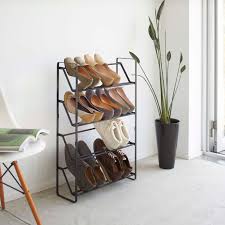 Expandable from 16 to 28. Yamazaki Home Frame Slim Shoe Rack Overstock 16916976