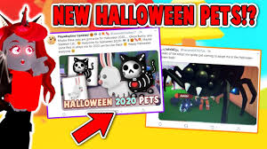 Robux* adopt me codes 2019 free halloween pets! 2020 Halloween Pets Coming To Adopt Me Roblox Youtube