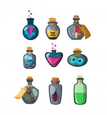 Download Magic Potion Bottles Set For Free In 2020 Magic Bottles Potion Bottle Halloween Labels