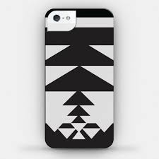 Black And White Phone Case Prints Black And White Aztec Case Phone Cases Lookhuman Aztec Iphone Case Phone Cases Case