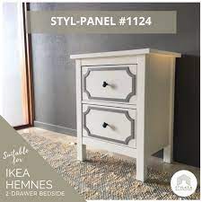 Product details combines with other furniture in the trysil series. Peel And Stick Fretwork Panel Suitable For Ikea Hemnes Furniture Ikea Hemnes Flat Pack Furniture Hemnes