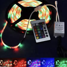 Harga lampu string 100 led 10m 328ft untuk dekorasi pesta pernikahan. Lampu Led Strip Rgb Warna Warni 5 Meter Dekorasi Dinding Kamar Etalase Viral Shopee Indonesia