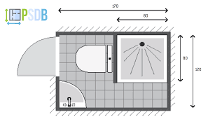 Aménager une salle d'eau avec douche, plan vasque et w.c. Epingle Sur Plans Pour Petites Salles De Bain De 2m2 A 4m2