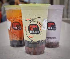 Repost Ronnie Eats Kung Fu Tea Lychee Black Tea With Boba Matcha Red Bean With Boba And Taro Slush With R Lychee Black Tea Bubble Tea Bubble Tea Supplies