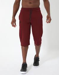 Airlife Erkek Bordo Kapri Spor Giyim Sort Mankenler