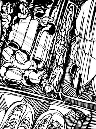 ondertussen in de friettent tekenen grafisch afbeeldingen