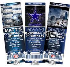 Dallas Cowboys Nfl Custom Party Ticket Invitations By Aainvites 8 99 Matt Manny S Football Party Dallas Cowboys Party Cowboy First Birthday Cowboy Birthday