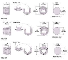 Heyco Rdd Lockit Strain Relief Bushings Straight Thru