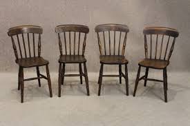 A set of 6 traditional farmhouse kitchen chairs. Traditional Victorian Kitchen Chairs Peppermill Interiors