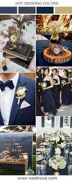 Navy Blue Bridesmaid Dress Wedding Flowers Table Decors Ideas Wedding Wedding Color Sc Wedding Colors Wedding Color Schemes Summer Fall Wedding Color Palette