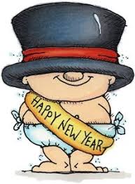 Pin By Lotte Pedersen On Drawing 2 Baby New Year New Year Clipart Happy New Year Baby