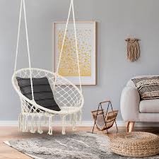 Maybe you would like to learn more about one of these? Chaise Hamac Suspendue En Macrame Interieur Ou Exterieur Id Market