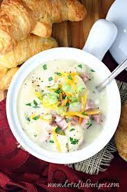 Cheesy Ham And Potato Soup Recipe In 2021 Ham And Potato Soup Soup Recipes Slow Cooker Ham And Bean Soup