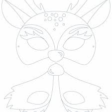 Dessin pyjamasque à colorier et imprimer. Masques A Colorier Pour Noel Femme Actuelle Le Mag