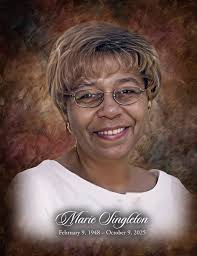Obituary information for Marie Singleton