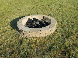 Use a layer of firebricks, which have a higher heat resistance. Diy Fire Pit The Paver Blocks Are About 1 50 Each Home Depot And There Are Around 13 Per Layer Diy Backyard Fire Pit Patio Patio Landscaping