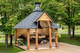 Offene Grillhutte 383818 Massivholz Ist Ein Naturprodukt Holz Aus Nordic Fichte Wandaussenmasse Ca 411 X 35 Grillhutte Pavillon Ideen Pavillon Selber Bauen