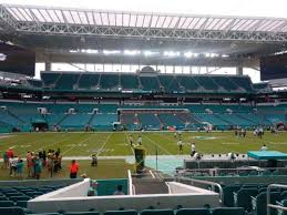 Hard Rock Stadium Section 120 Home Of Florida Marlins