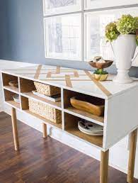Since a buffet involves diners serving themselves, it has in the past been considered an informal form of dining, less formal than table service. Diy Dining Room Buffet Table Version 1 Erin Spain
