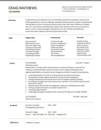 Engineers education section is near the bottom of a cv. Cv Templates Engineering Civil Civil Engineer Cv