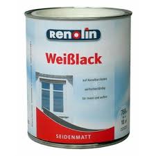 Holzlack innen naturharzlack holzlack — natural naturfarben. 750 Ml Renolin Weisslack Seidenmatt Kunstharz Lack Farbe Weiss Gunstig Kaufen Ebay