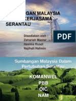 Membantu negara anggota dalam pengurusan hutang. Sumbangan Malaysia