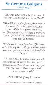 This website is devoted to the extraordinary mystics and visionaries of the church, especially those who are lesser known such as st gemma galgani, blessed alexandrina da costa, sr josefa menendez, marie rose ferron, rev. Pin On St Gemma Galgani